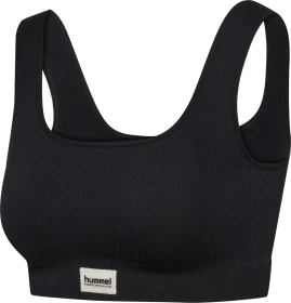 hummel Pulse Rib Sport-BH schwarz (Damen)