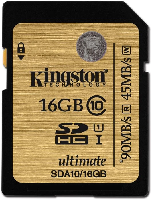 Kingston Ultimate R90/W45 16GB, UHS-I, Class 10