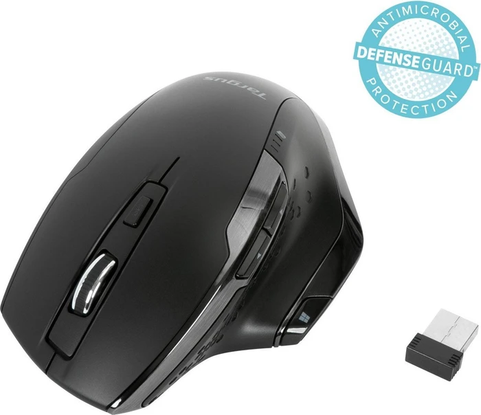 Targus Antimicrobial Ergo Wireless Mouse schwarz, USB