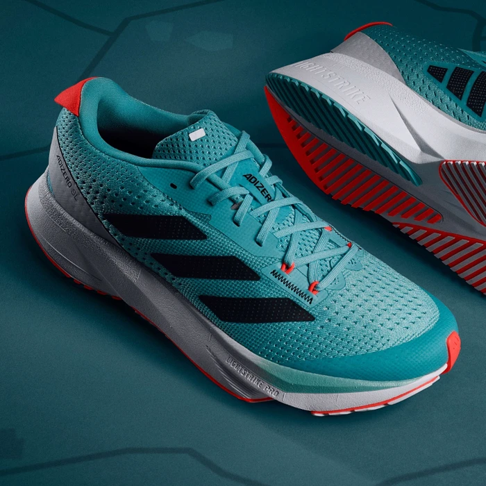 adidas Adizero SL light aqua/carbon/solar red (Damen)