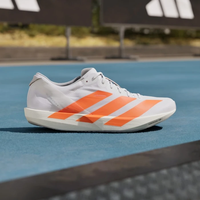 adidas Adizero Adios 9 cloud white/lucid orange/lucid red (Herren)