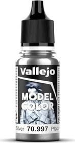 Vallejo Model Color rev.2 195 silver, 18ml