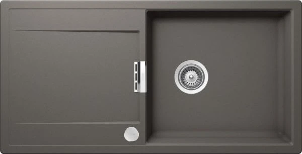 Schock Mono D-100L Einbau Becken reversibel silverstone