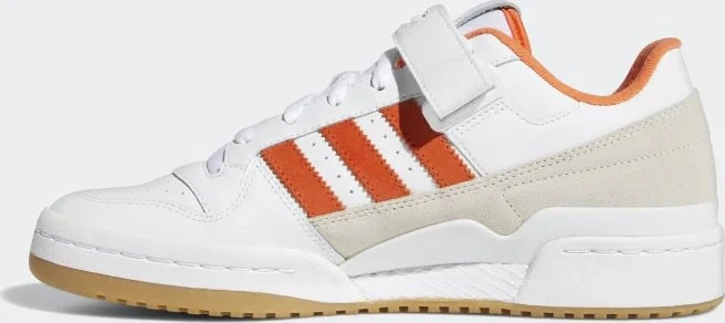 adidas Forum Low cloud white/true orange/gum