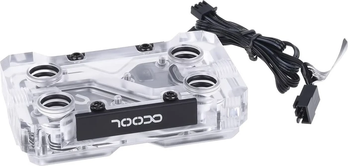 Alphacool GPX SLI Connector Dual ARGB X3 - 3-Slot, Acryl, Acetal