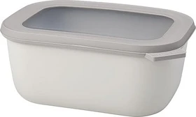 Mepal Multischüssel Cirqula rechteckig Aufbewahrungsbehälter 1.5l nordic white
