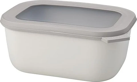 Mepal Multischüssel Cirqula rechteckig Aufbewahrungsbehälter 1.5l nordic white