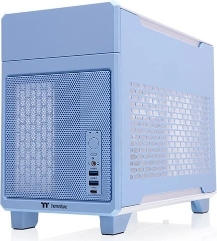 Thermaltake TR100 Hydrangea Blue, blau/weiß, Mini-ITX