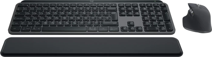 Logitech MX Keys S Combo Graphite, schwarz, Logi Bolt, USB/Bluetooth, US