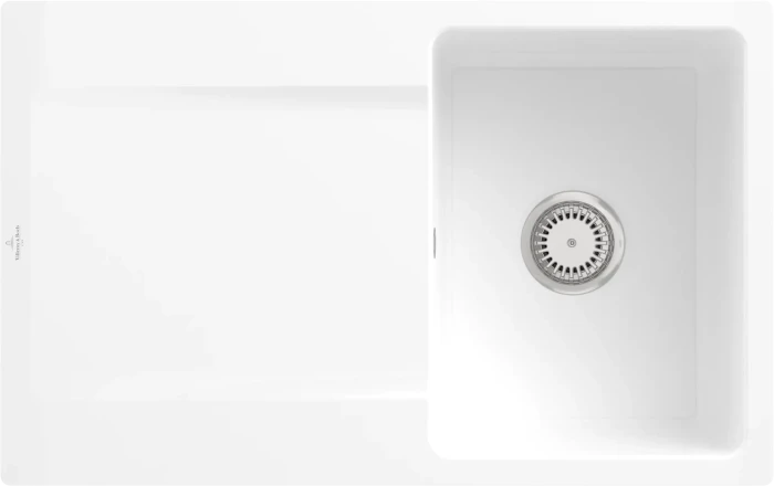 Villeroy & Boch Siluet Flat 780x490mm Einbau Becken reversibel snow white