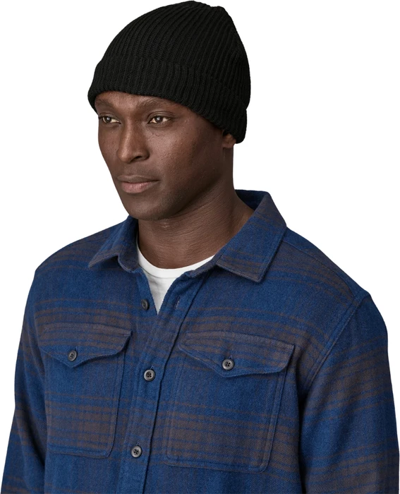 Patagonia Fisherman's Rolled Beanie schwarz