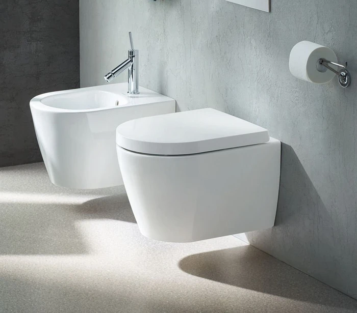Duravit ME by Starck Wand-WC, weiß