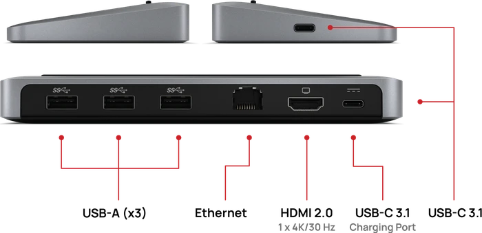 Brydge Stone II, Docking Station, USB-C 3.0 [Buchse]