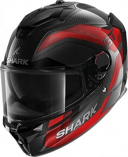 Shark Spartan GT Pro Carbon Ritmo schwarz/rot