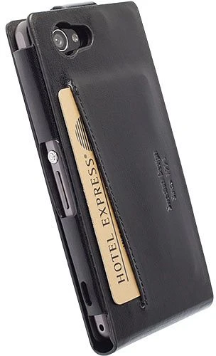 Krusell Kalmar WalletCase für Sony Xperia Z1 Compact schwarz