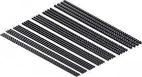 DeLOCK Schrumpfschlauch Sortiment, 200mm, schwarz, 28 Stück