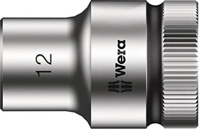 Wera 8790 HMC Zyklop Außensechskant Steckschlüssel 1/2", 12x37mm
