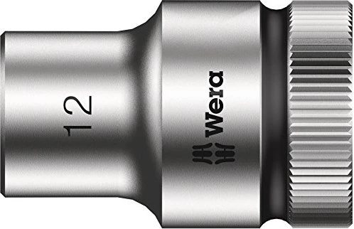 Wera 8790 HMC Zyklop Außensechskant Steckschlüssel 1/2", 12x37mm