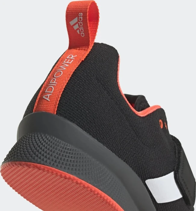 adidas Adipower II core black/cloud white/solar red (Herren)