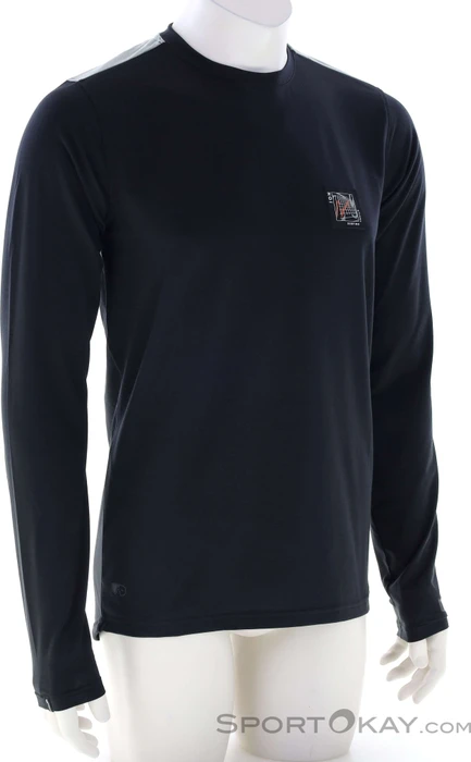 ION MTB Seek AMP Trikot langarm schwarz (Herren)
