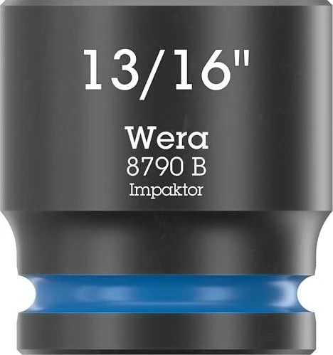 Wera 8790 B Impaktor Außensechskant Steckschlüssel 3/8" zöllig, 13/16"x32mm