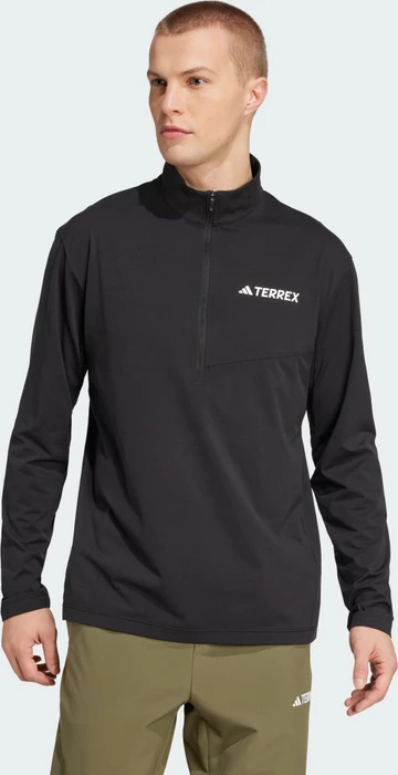 adidas Terrex Multi Climacool 1/2 Zip Funktionsshirt langarm schwarz (Herren)