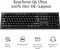 Keychron Q6 Ultra 8K, schwarz, LEDs RGB, hot-swap, Keychron Silk POM RED, USB/Bluetooth, DE Vorschaubild