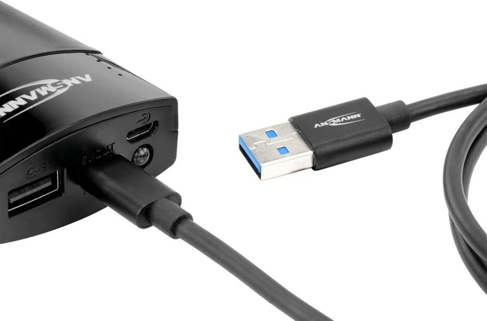 Ansmann Adapterkabel USB-C 3.0 [Stecker] auf USB-A 3.0 [Stecker], 1.2m