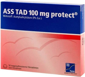 Ass Tad 100mg protect Filmtabletten, 50 Stück