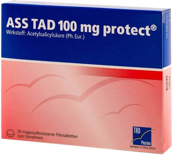 Ass Tad 100mg protect Filmtabletten, 50 Stück