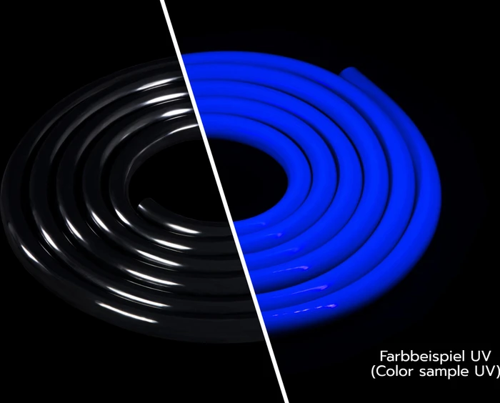 Alphacool AlphaTube HF, 16/10mm, 3m, UV schwarz, retail