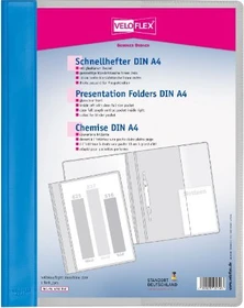Veloflex Veloform Schnellhefter mit Einschubtasche, A4, hellblau