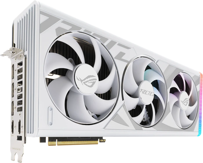 ASUS ROG Strix GeForce RTX 4080, ROG-STRIX-RTX4080-16G-WHITE, 16GB GDDR6X, 2x HDMI, 3x DP
