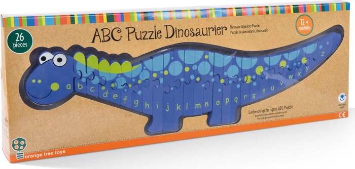 Nici Orange Tree Toys ABC Puzzle Dinosaurier