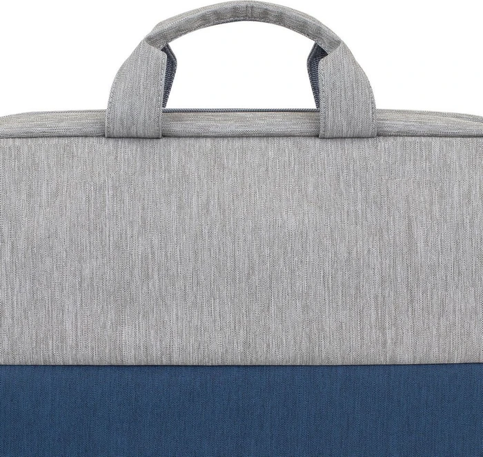 RivaCase Prater anti-theft Laptop Tasche 15.6", Grey/Dark Blue
