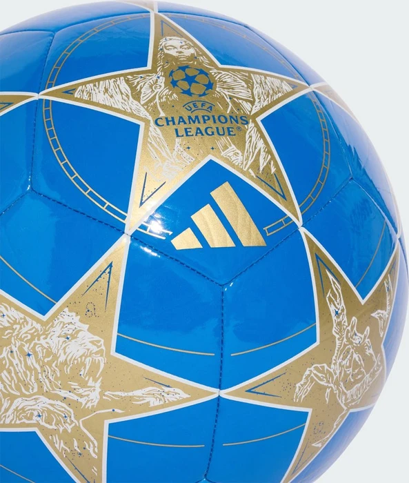 adidas UCL Club 2025/2026 League Stage Fußball white/multicolor/matte gold
