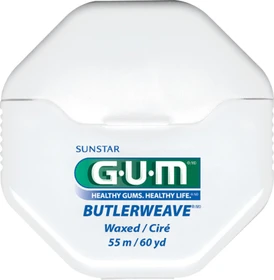 Sunstar Gum Zahnseide ButlerWeave gewachst mint, 55m