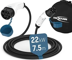 Ansmann Autoladekabel Typ 2, 22kW, 7.5m