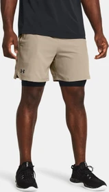 Under Armour Vanish Woven 2-in-1 Hose kurz timberwolf taupe/black (Herren)