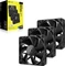 Corsair RX Series iCUE LINK RX120 PWM, schwarz, LED-Steuerung, 120mm, 3er-Pack Vorschaubild