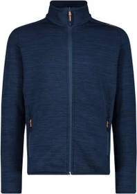 CMP Fleecestretch Jacke blue steel melange (Herren)