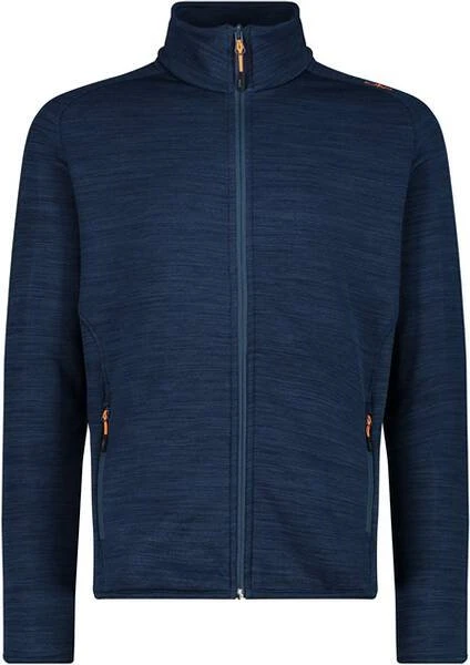 CMP Fleecestretch Jacke blue steel melange (Herren)