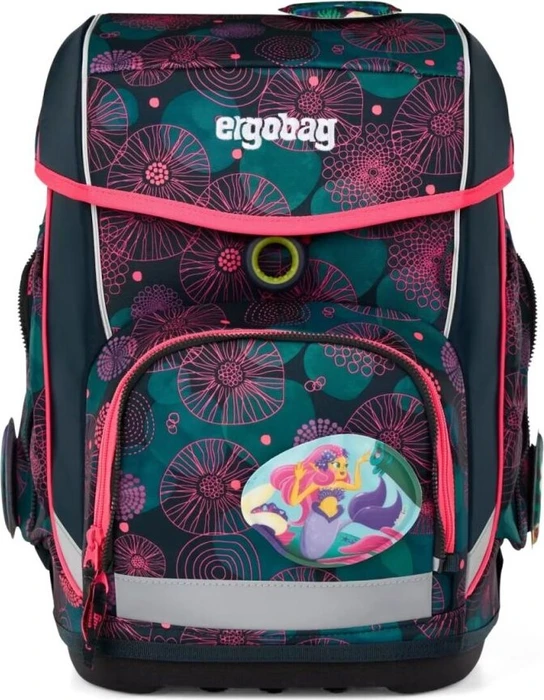 Ergobag Cubo KorallBär 2025 Schulrucksack-Set, 5-tlg.