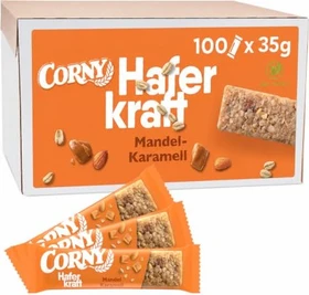 Corny Haferkraft Müsliriegel Mandel/Karamell 3.5kg (100x 35g)