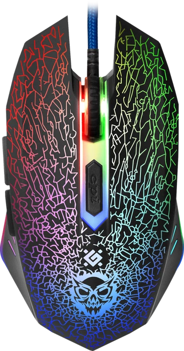 Defender Shock GM-110L RGB Gaming Mouse schwarz, USB