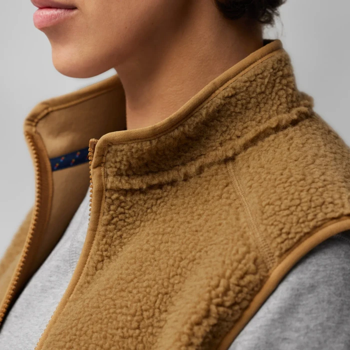 Fjällräven Vardag Pile Fleece Funktionsweste buckwheat brown (Damen)