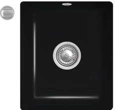 Villeroy & Boch Subway 45 XU Unterbau Becken mittig mit Ablauffernbedienung chromite