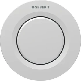 Geberit Typ 01 Fernbetätigung pneumatisch, für 1-Mengen-Spülung, UP-Drücker, chrom matt/easy-to-clean-beschichtet