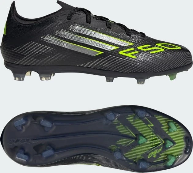 adidas F50 Elite FG core black/iron metallic/lucid lemon (Junior)