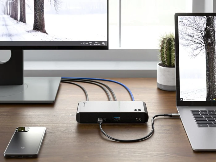 Alogic Turbo Docking Station Dual Display, Space Grey, Thunderbolt 3 [Buchse]
